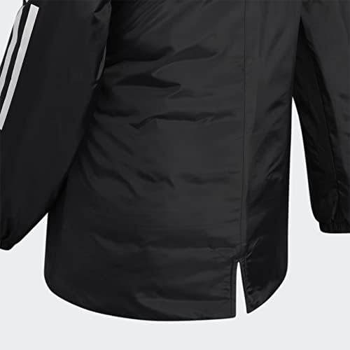 adidas Girls' Insulated Parka Jacket, Black, X-Small