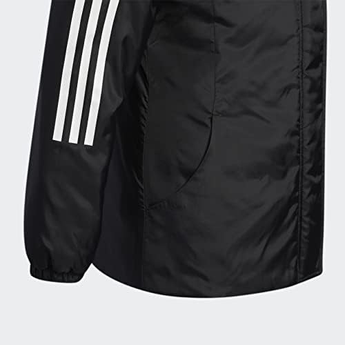 adidas Girls' Insulated Parka Jacket, Black, X-Small