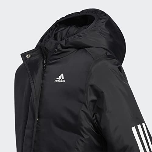 adidas Girls' Insulated Parka Jacket, Black, X-Small